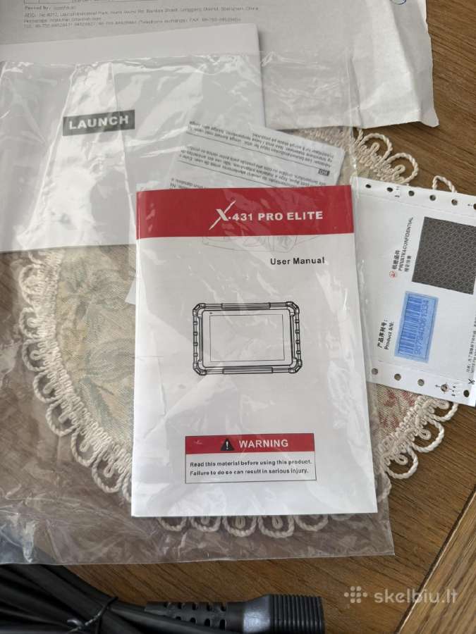 Launch X431 Pro Elite diagnostika - nuotraukos Nr. 13