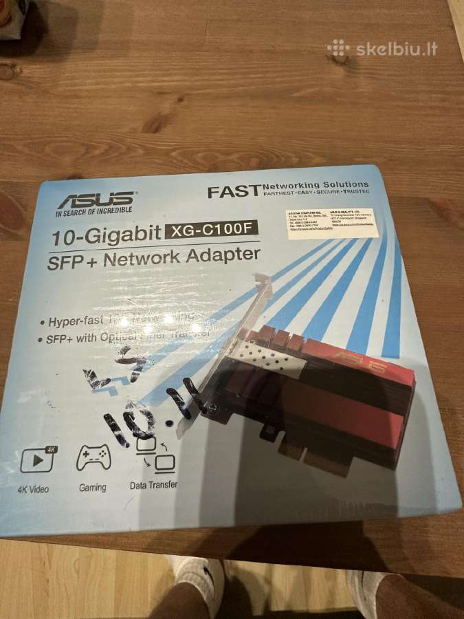 Tinklo plokste asus xg-c100f