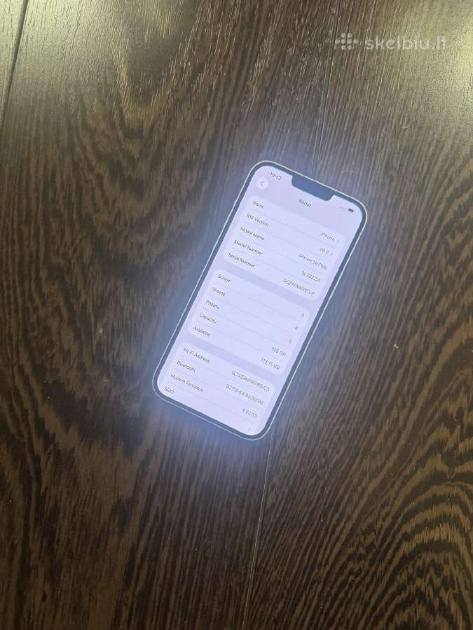 Apple iPhone 14 plus 128gb purple 89% - nuotraukos Nr. 3