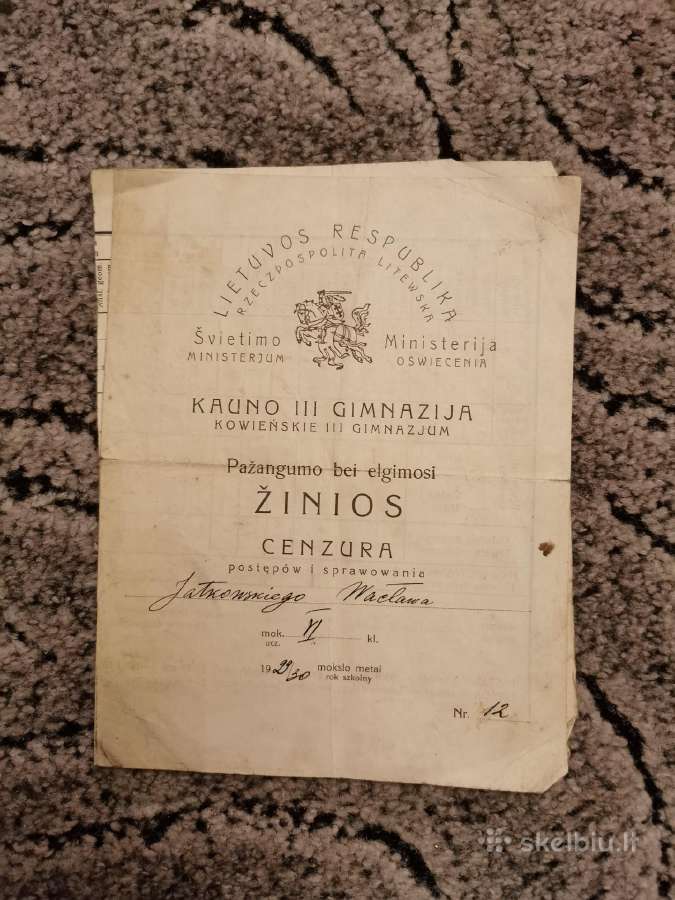 Pažymių knygelės - nuotraukos Nr. 6