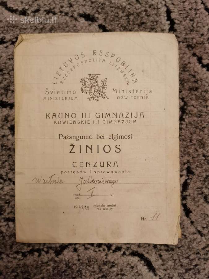 Pažymių knygelės - nuotraukos Nr. 2
