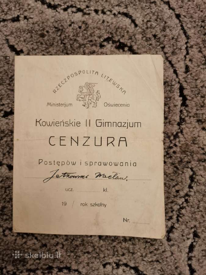 Pažymių knygelės - nuotraukos Nr. 4