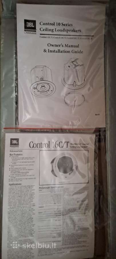 Instaliacine kolonele Jbl Control 16c/t. - nuotraukos Nr. 2