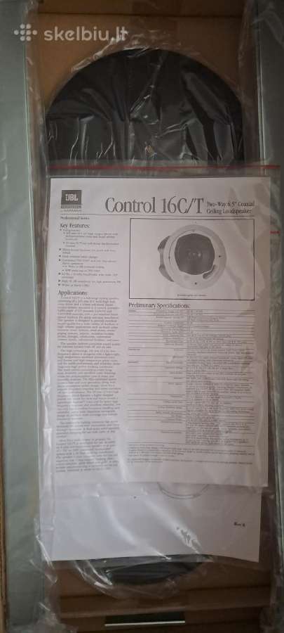 Instaliacine kolonele Jbl Control 16c/t. - nuotraukos Nr. 3