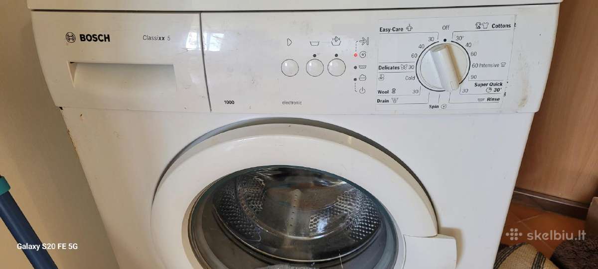 Bosch Classixx 5 skalbimo mašina dalimis