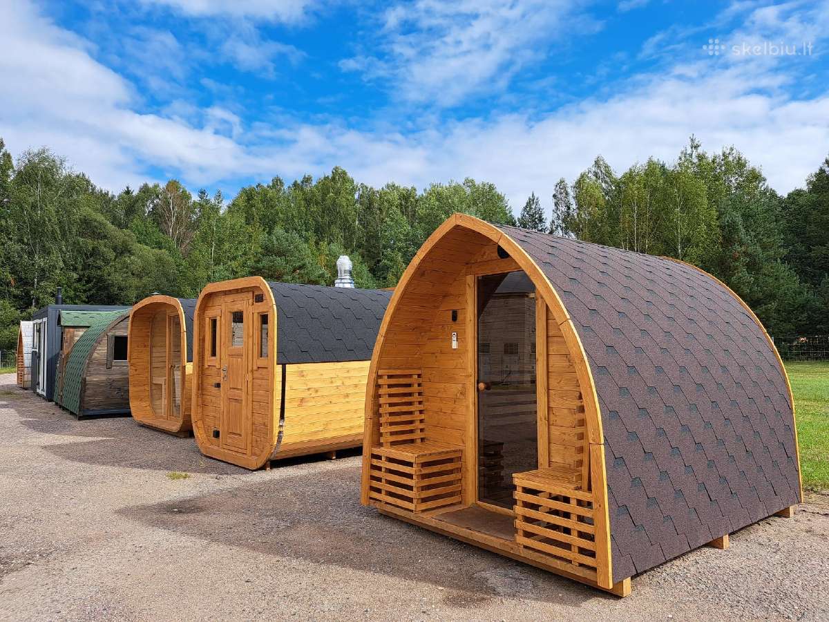 Karkasiniai Mediniai Moduliniai nameliai pirtys - nuotraukos Nr. 6