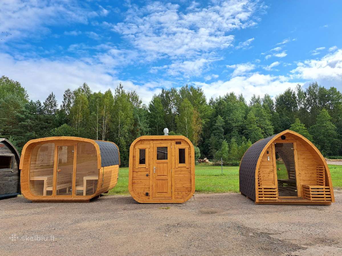 Karkasiniai Mediniai Moduliniai nameliai pirtys - nuotraukos Nr. 7