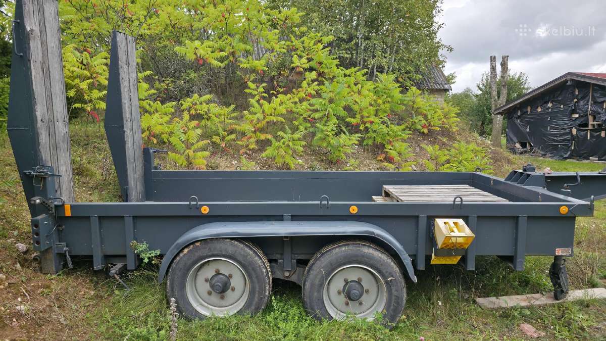 Parduodama priekaba technikai vežti