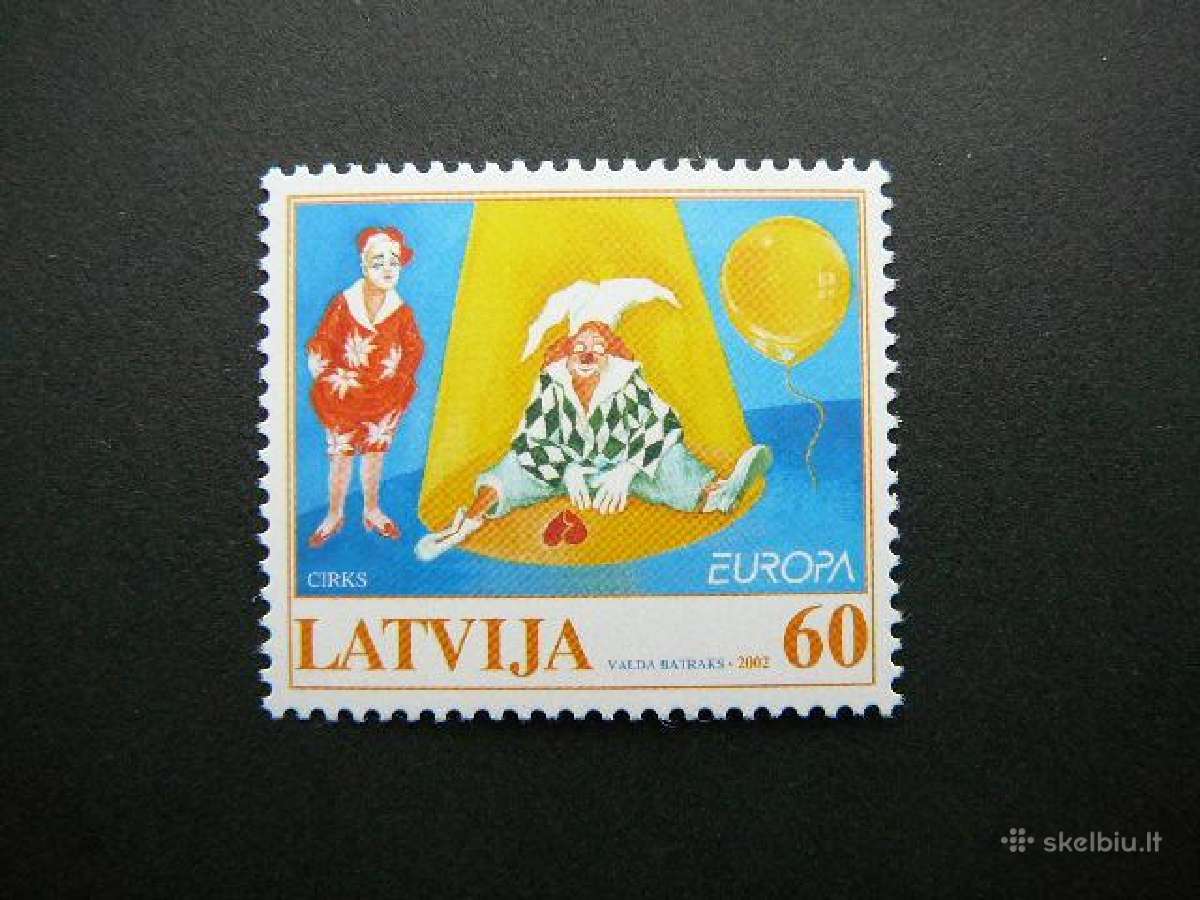 Latvija 2002 Europa Cirkas Mnh lv568