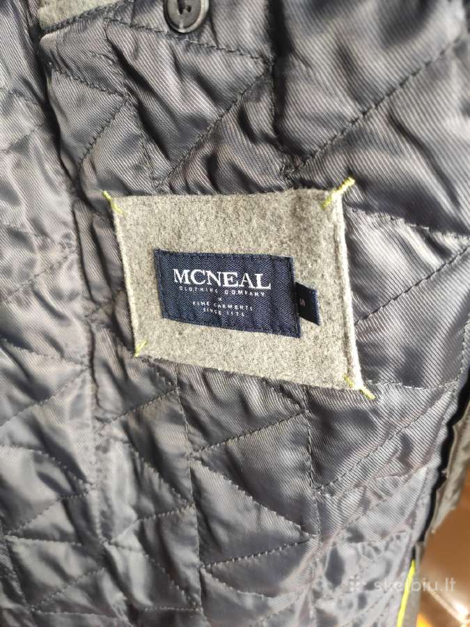 Mcneal elegantiškas vyriškas paltas - nuotraukos Nr. 3