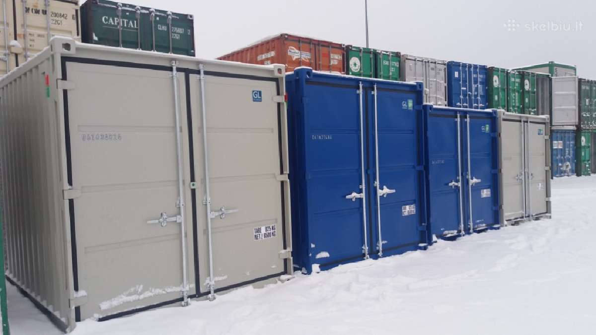 Nauji konteineriai 10 ir 8 pėdų (3 ir 2.5m) | Skelbiu.lt Nauji konteineriai 10 ir 8 pėdų (3 ir 2.5m)
