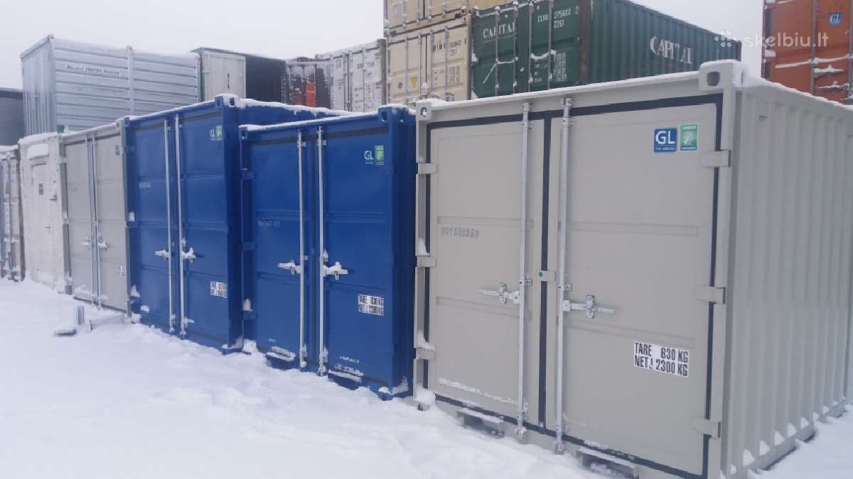 Nauji konteineriai 10 ir 8 pėdų (3 ir 2.5m) - nuotraukos Nr. 6