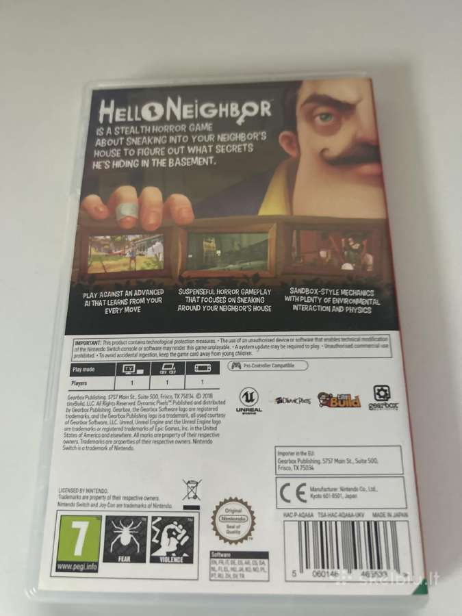 Nintendo Switch žaidimas Hello Neighbor - nuotraukos Nr. 2