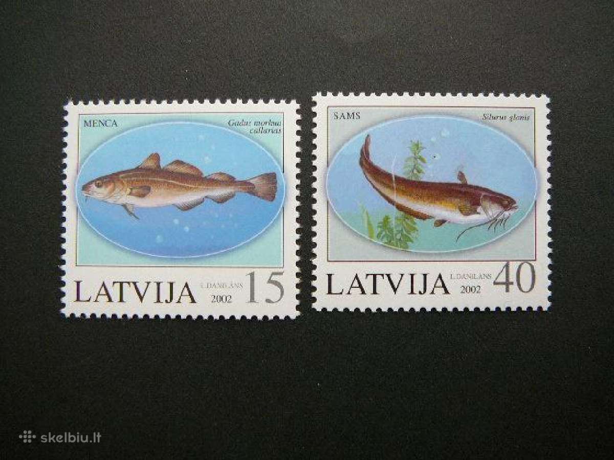 Latvija 2002 Zuvys Mnh lv574