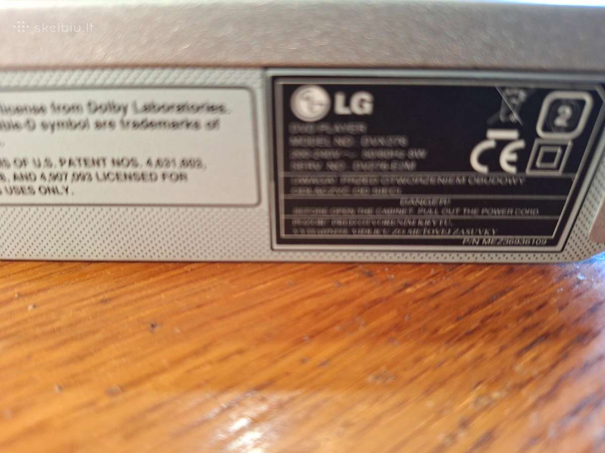 LG. Dvd.mp3. - nuotraukos Nr. 10