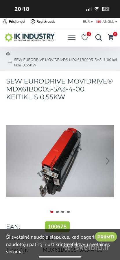 Dažnio keitiklis Sew