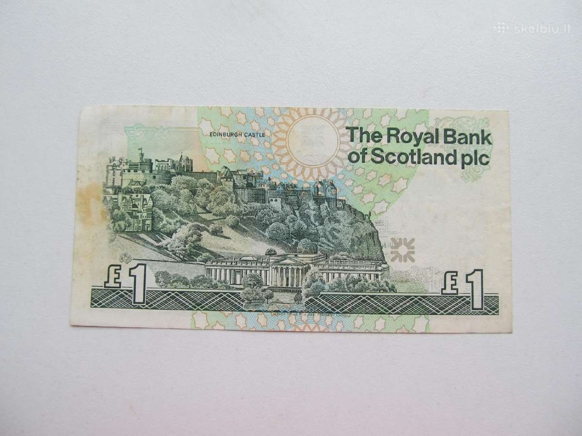 1 svaras , Škotija , 1988 , 1989 - nuotraukos Nr. 2
