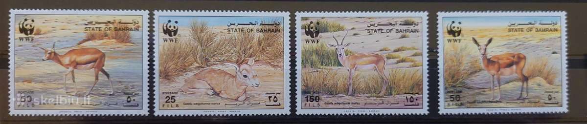 Bahreinas 1993 Wwf , švarus Michel 511-514