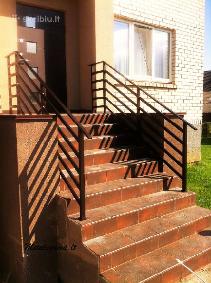 Modernūs Laiptų turėklai - nuotraukos Nr. 19
