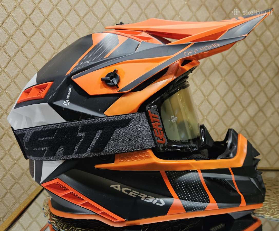 Dėvėti ir nauji motokroso šalmai ir akiniai - nuotraukos Nr. 32