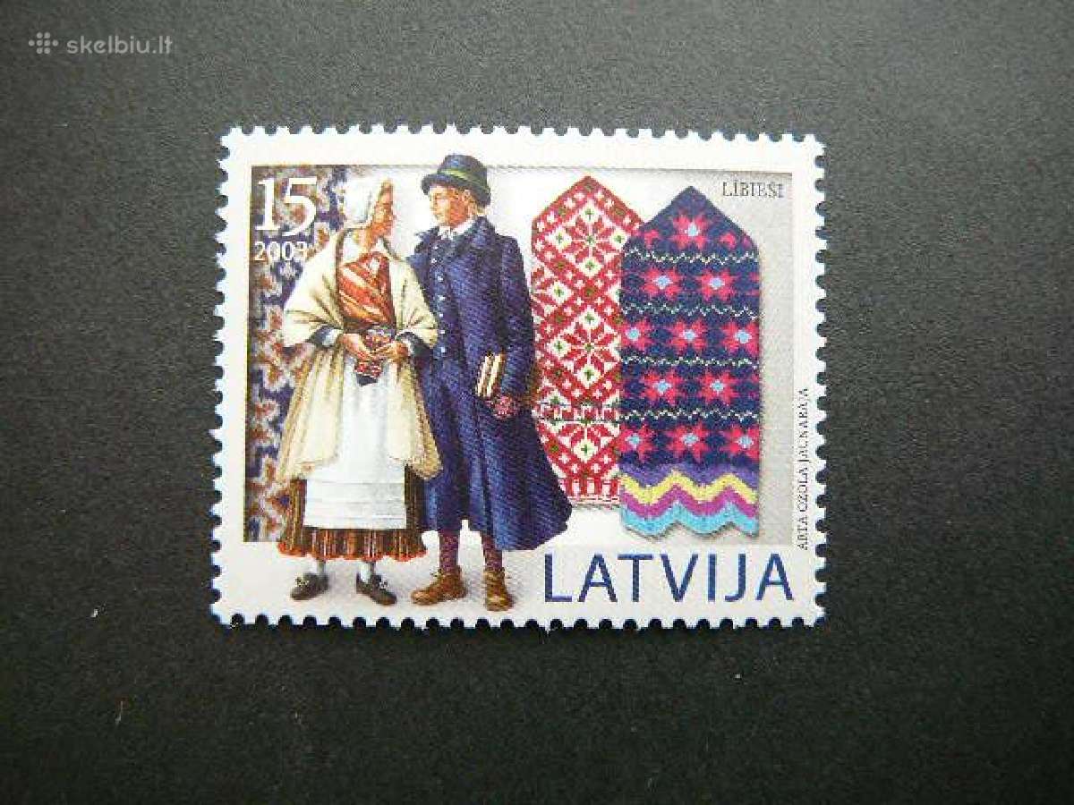 Latvija 2003 Nacionaliniai kostiumai Mnh lv598