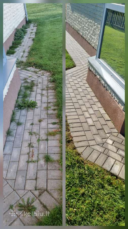 Stogų,fasadų,langų,trinkelių plovimas,valymas - nuotraukos Nr. 8