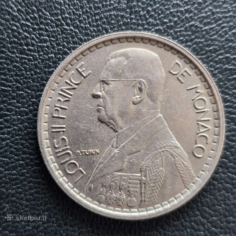 Monakas 1947 20 francs Cu-ni