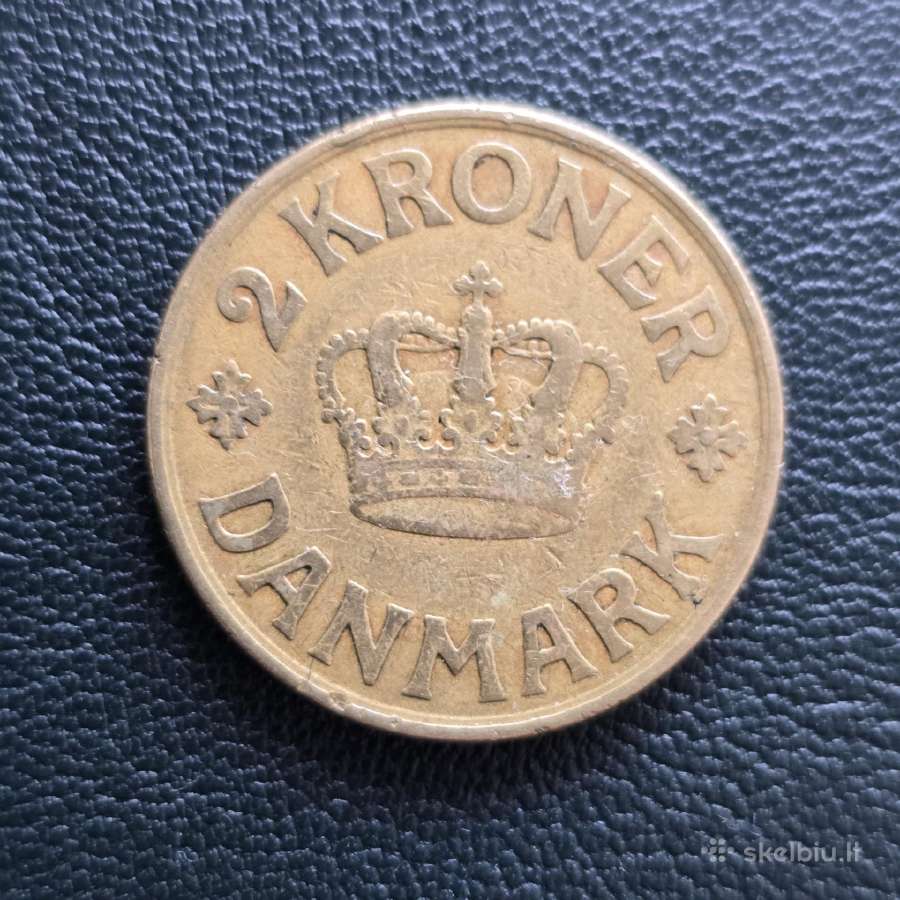 Danija 1925 2 kroner AL-bronze - nuotraukos Nr. 2