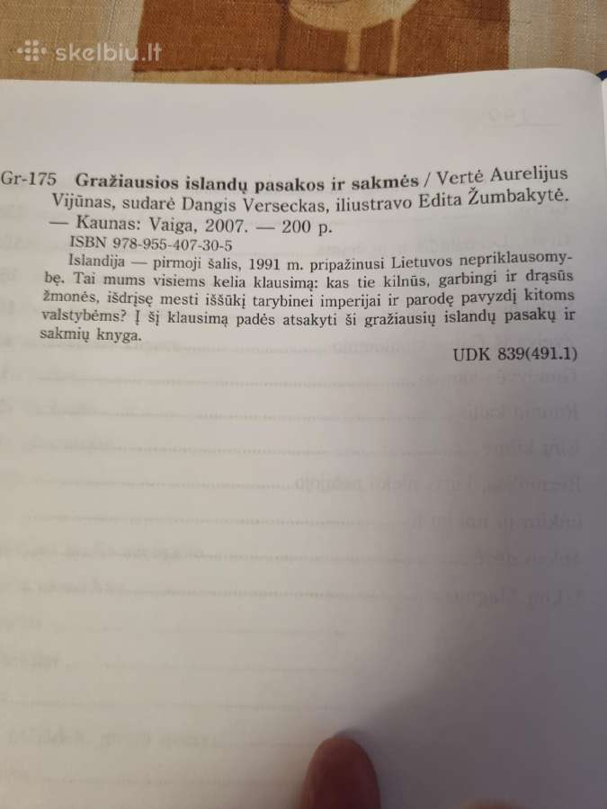 Gražiausios islandų pasakos ir sakmės - nuotraukos Nr. 6