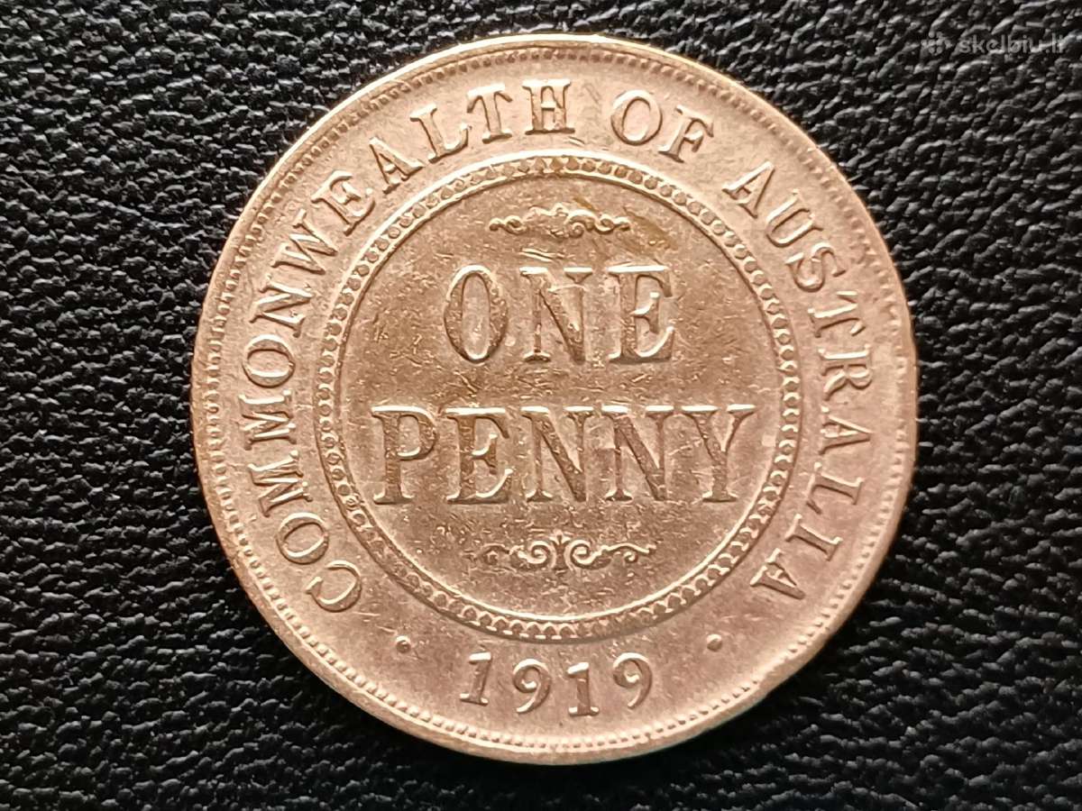1 pensas 1919m. Australija