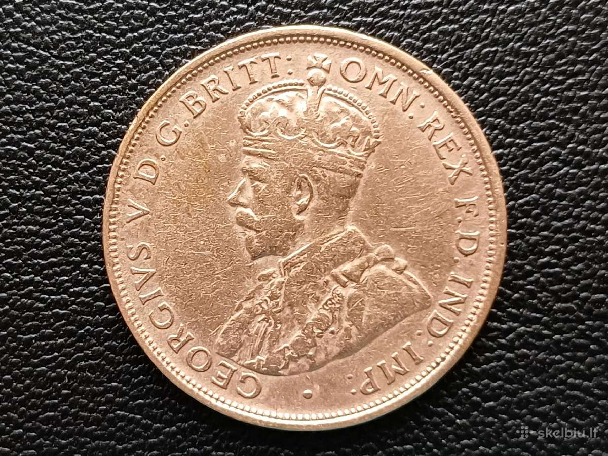 1 pensas 1919m. Australija - nuotraukos Nr. 2