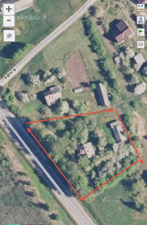 23a. sklypas šalia Trakų su namu rekonstrukcijai - nuotraukos Nr. 3