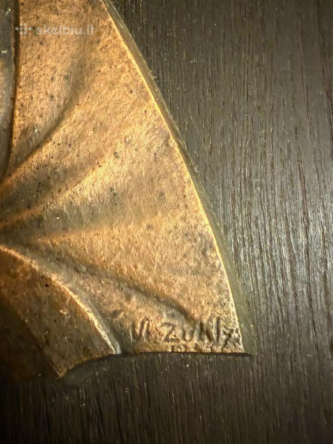 Žemaitės bareljefas su skulptoriaus Žuklio vardu - nuotraukos Nr. 2