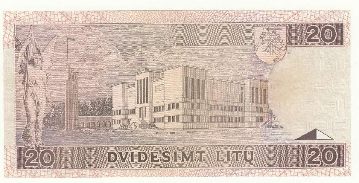 20 litų 1993 - nuotraukos Nr. 2