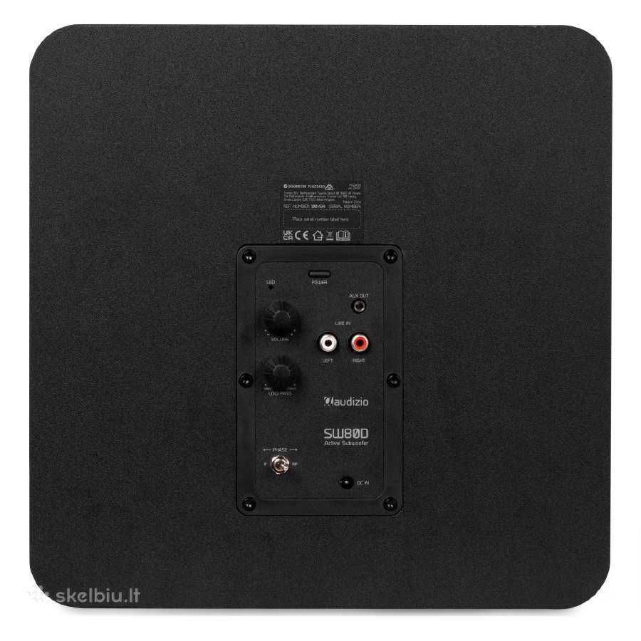 Audizio Sw80d buitinis aktyvus sūbas 160w - nuotraukos Nr. 7
