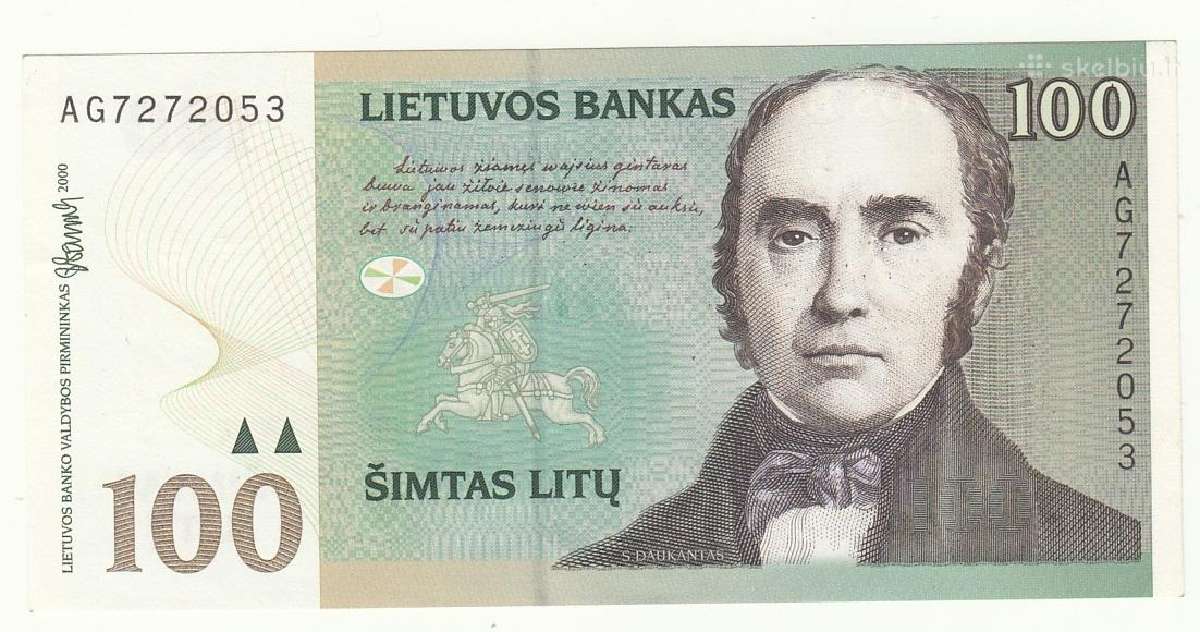 100 litų 2000