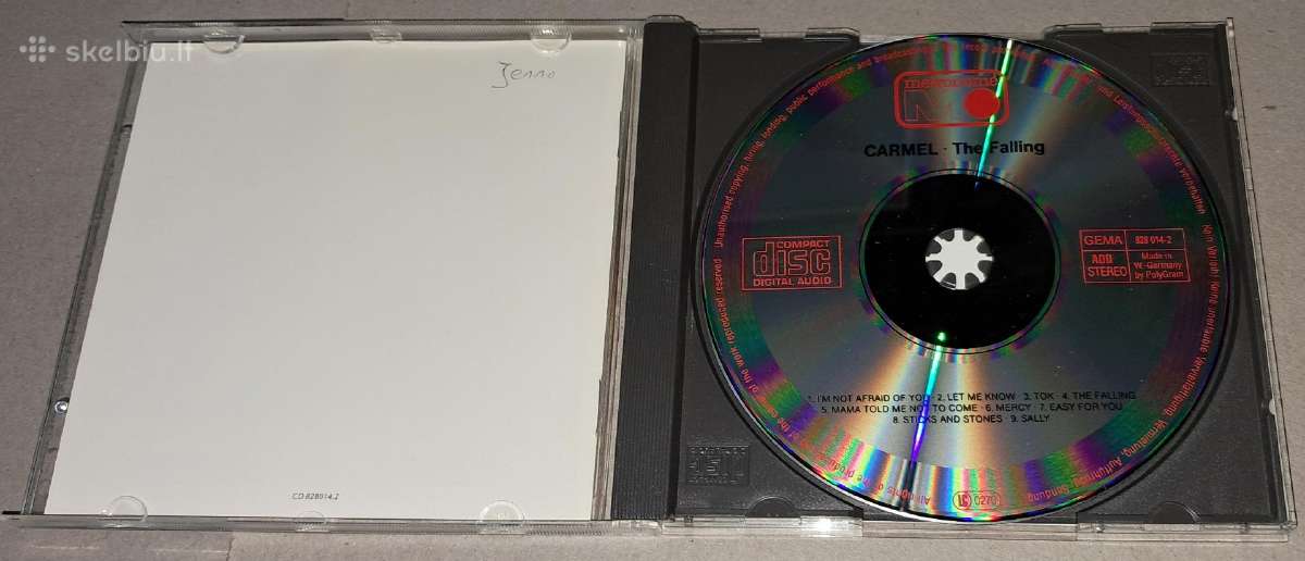 Carmel – The Falling (Audio CD) - nuotraukos Nr. 3