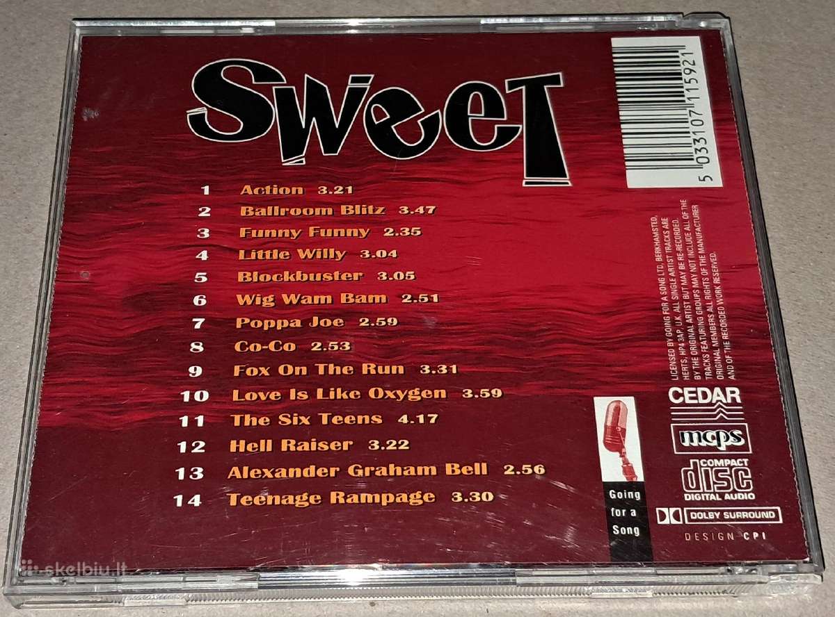 Sweet – Sweet (Audio CD) - nuotraukos Nr. 2