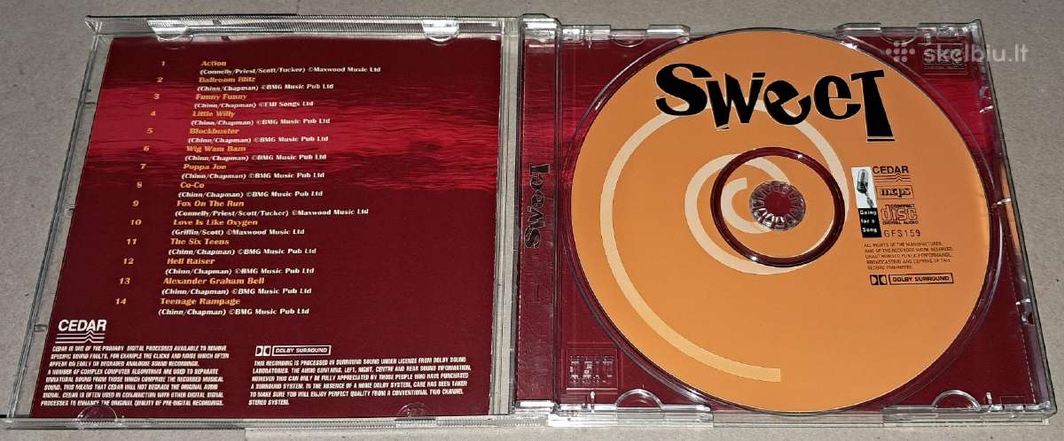 Sweet – Sweet (Audio CD) - nuotraukos Nr. 3