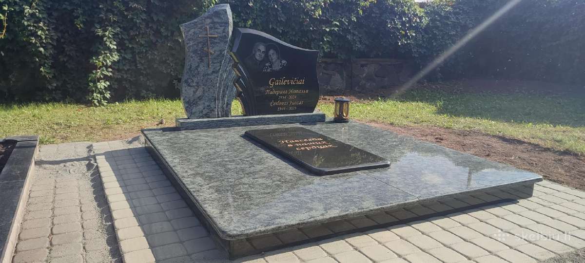 Paminklai, granito plokštės,akmens apdailos darbai - nuotraukos Nr. 6