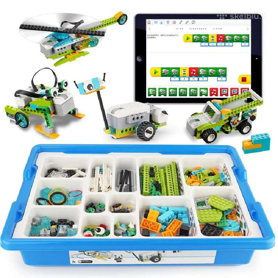 Lego Wedo 2.0 45300 ir Mindstorms rinkiniai