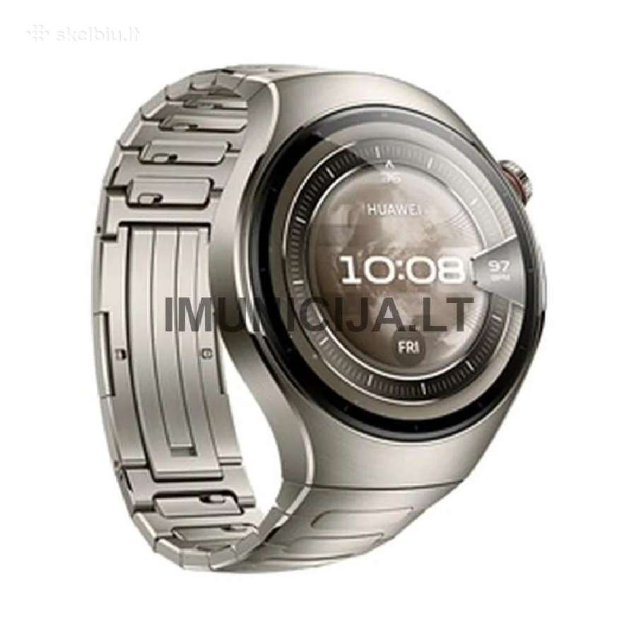 Huawei Watch 5 Titanium (46mm) (esim) +6 mėn. gara