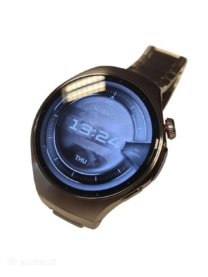 Huawei Watch 5 Titanium (46mm) (esim) +6 mėn. gara - nuotraukos Nr. 2