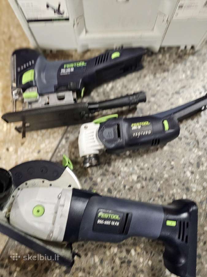 Festool 4 batareikiniu irankiu komplektas 2 bat - nuotraukos Nr. 5