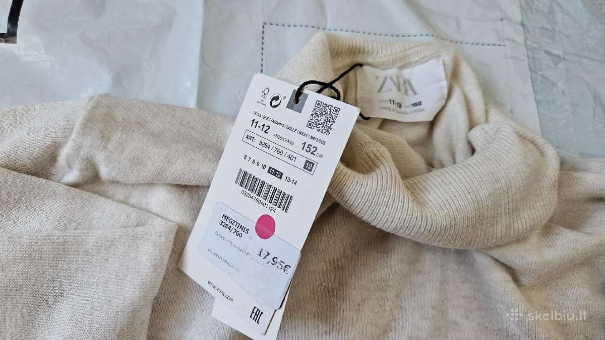 Megztukas aukštu kaklu Zara Dydis 152 - nuotraukos Nr. 2