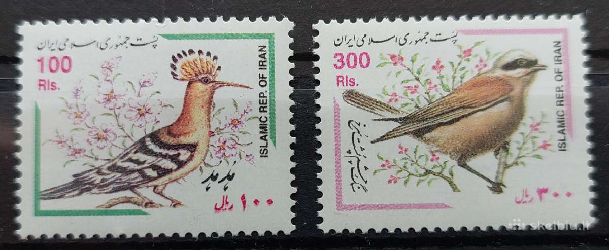 Iranas 2000 paukščiai, švarus Michel 2827-2828