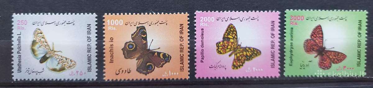 Iranas 2003 drugeliai, švarus Michel 2937-2940