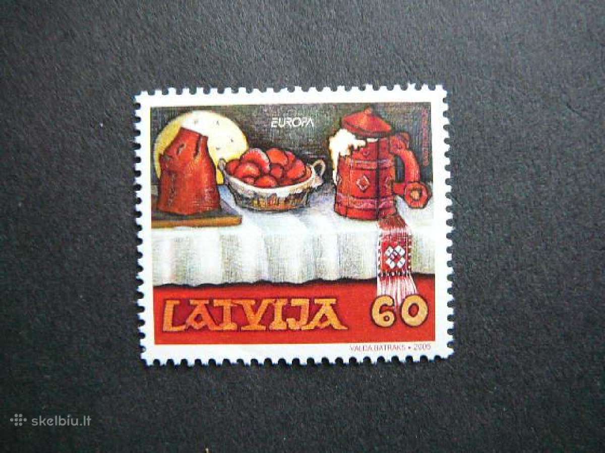 Latvija 2005 Europa Gastronomija Mnh llt635s