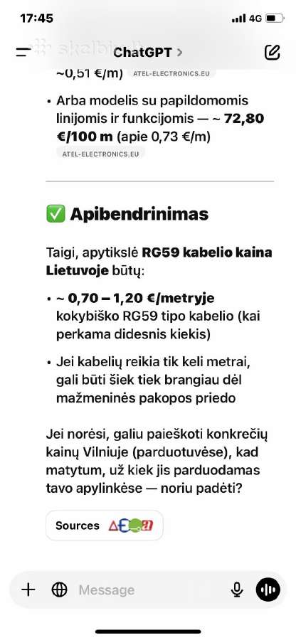 Kabelis - nuotraukos Nr. 8