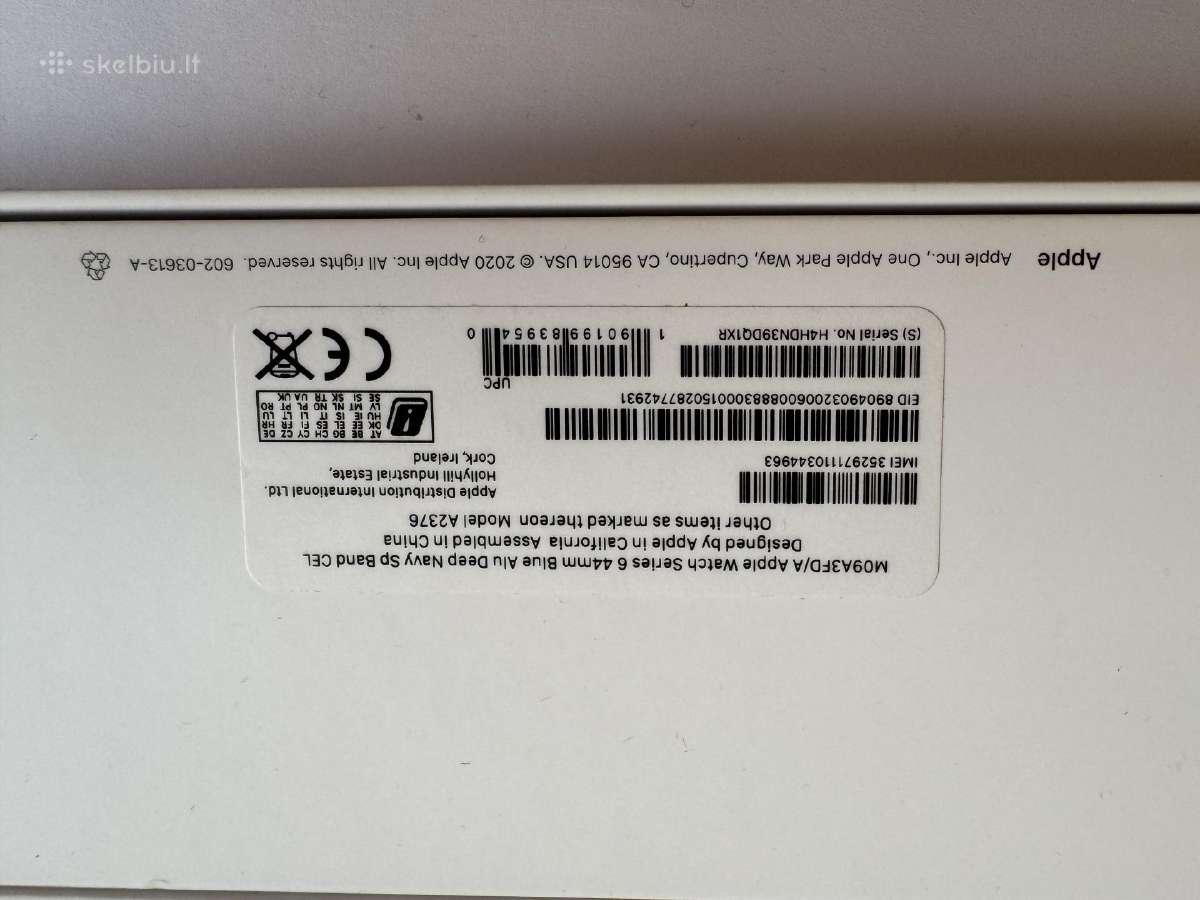 Apple Watch 6 GPS + Cellular 44mm - nuotraukos Nr. 2
